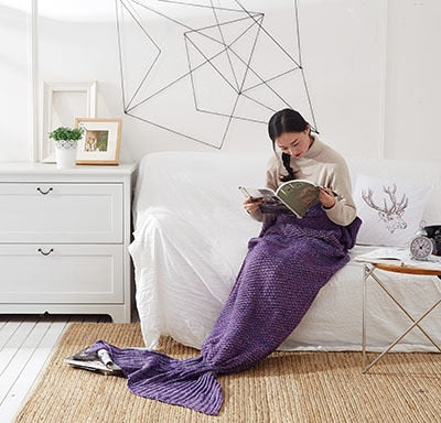 Mermaid Tail Handmade Blanket