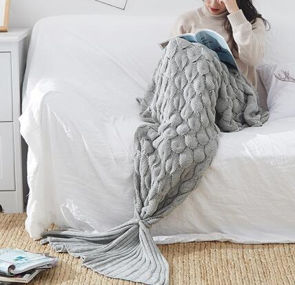 Mermaid Tail Handmade Blanket