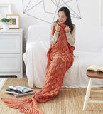 Mermaid Tail Handmade Blanket